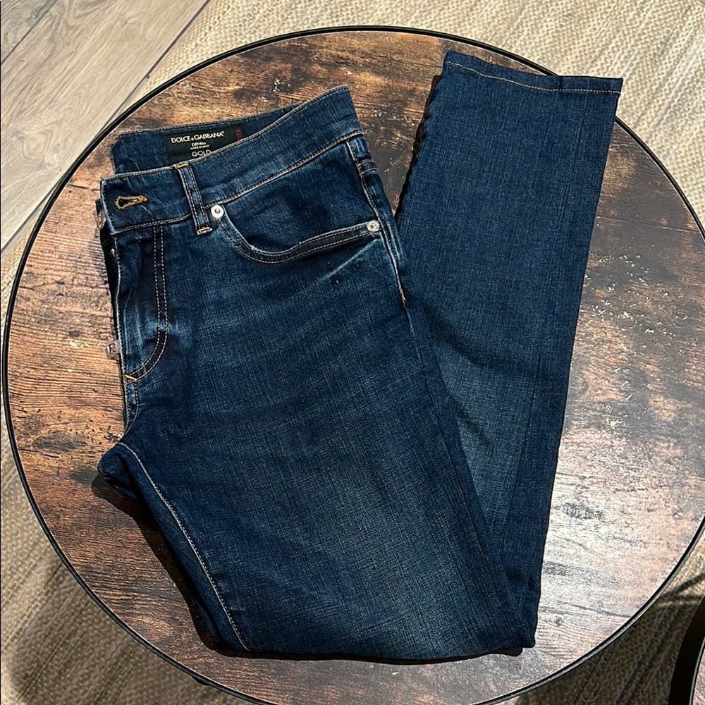 Dolce & Gabbana Blue Slim Jeans
